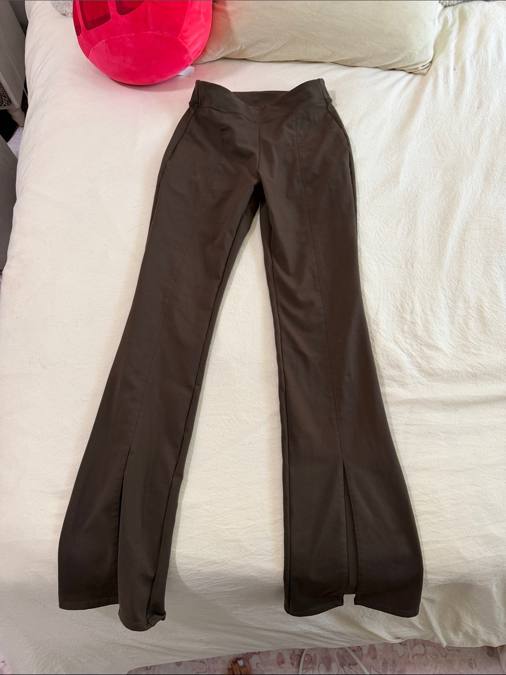 ALO Yoga Dark Brown Boot-Cut Flare Pants